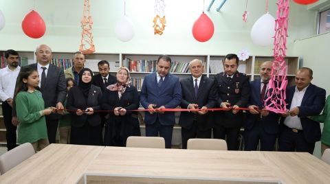 Balcıçakırı İlkokulu’na UEYM ve Yahyalı Belediyesi İş Birliğiyle Yeni Kütüphane Kazandırıldı