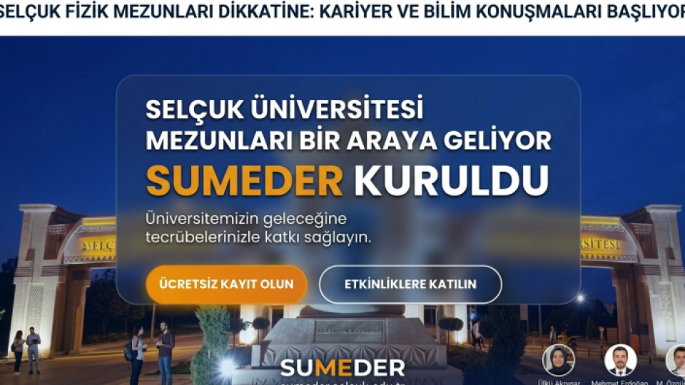 Selçuk Üniversitesi Mezunlarını Bir Araya Getiren Yeni Oluşum: SUMEDER Kuruldu!